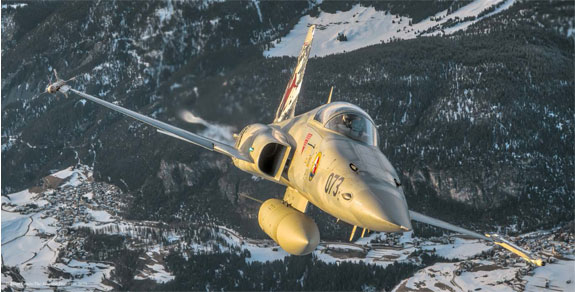 Swiss Air Force Northrop F5 poster 2