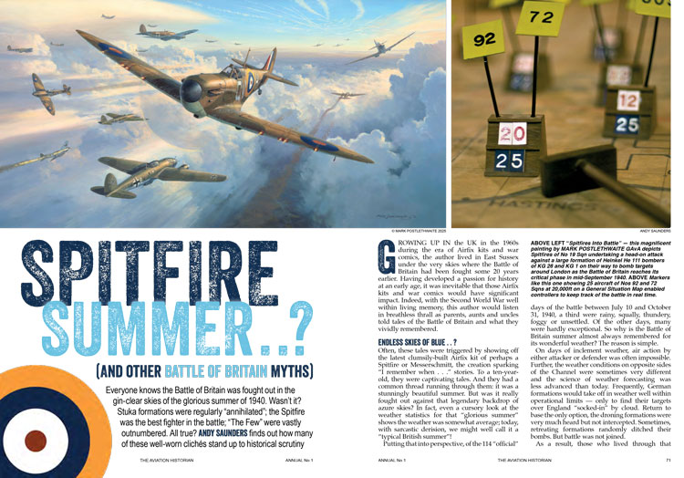 Spitfire Summer (double-page preview spread)