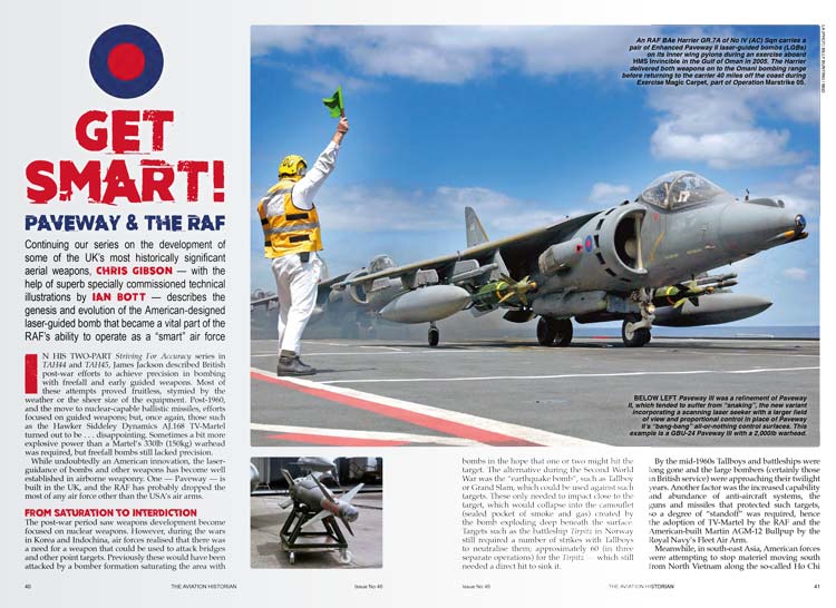 Get Smart - Paveway & the RAF (double-page preview spread)
