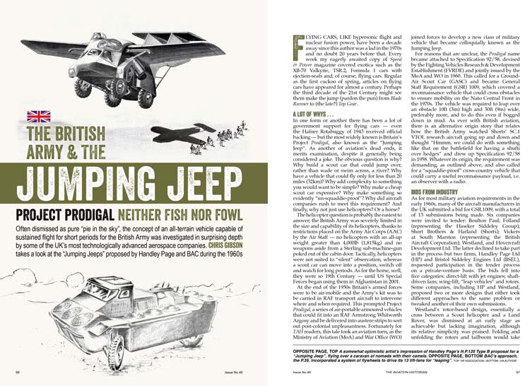 The British Army & the Jumping Jeep (double-page preview spread)