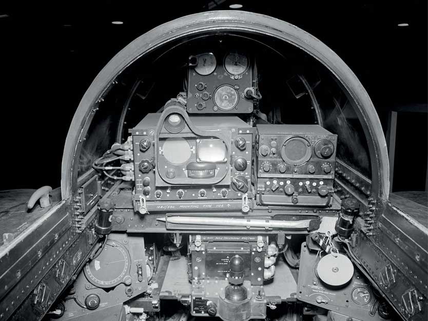 Not all progress, is it? RAE's jubilee Caveman Bomber at Farnborough in 1955